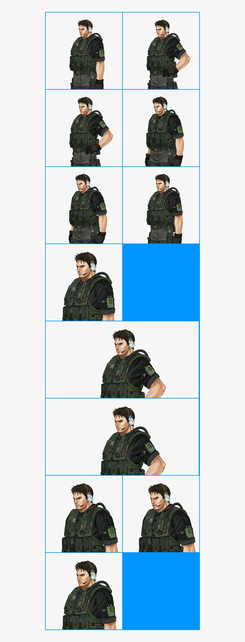 Chris Redfield - Cartoon, transparent png