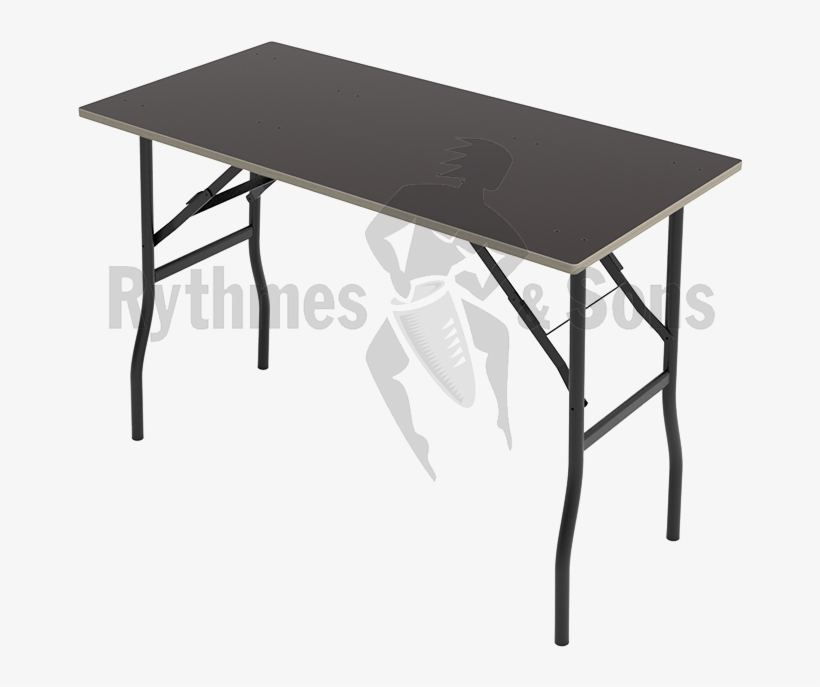 Black Folding Table 1120x560xh720mm - Table For Catering, transparent png