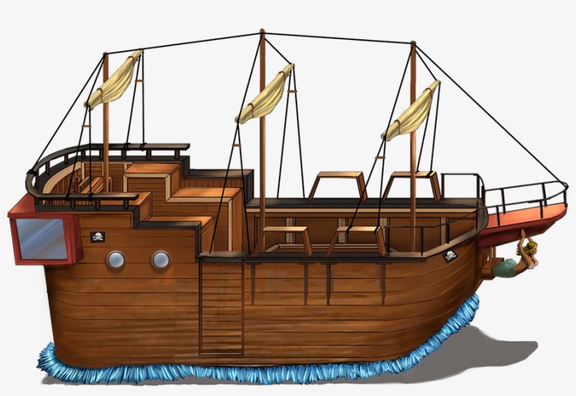 Pirate Ship Float - Pawn Stars Pirate Ship Car, transparent png