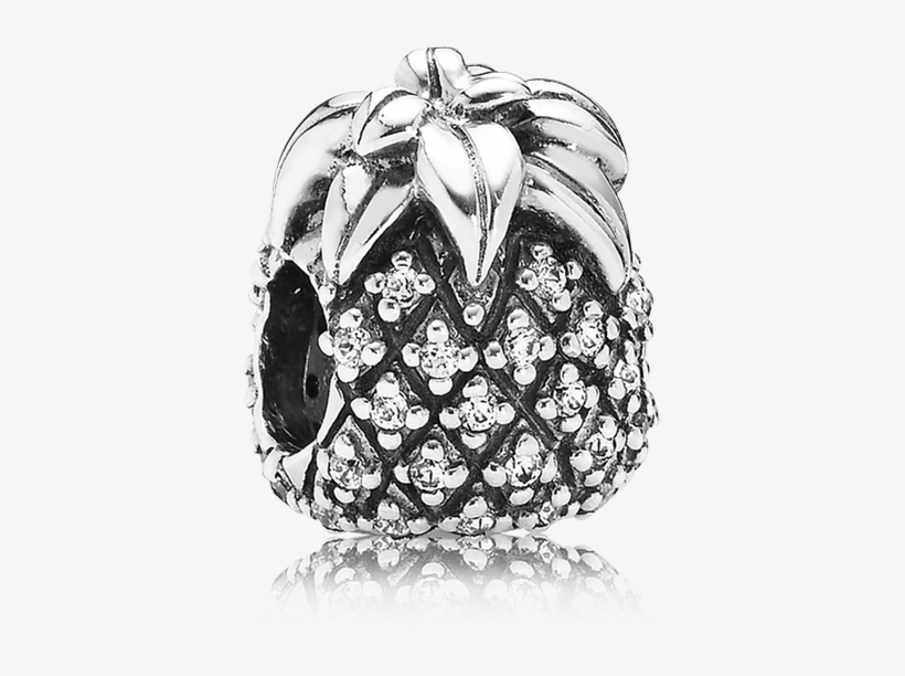 Sparkling Pineapple, Clear Cz - Pandora Pineapple Charm, transparent png
