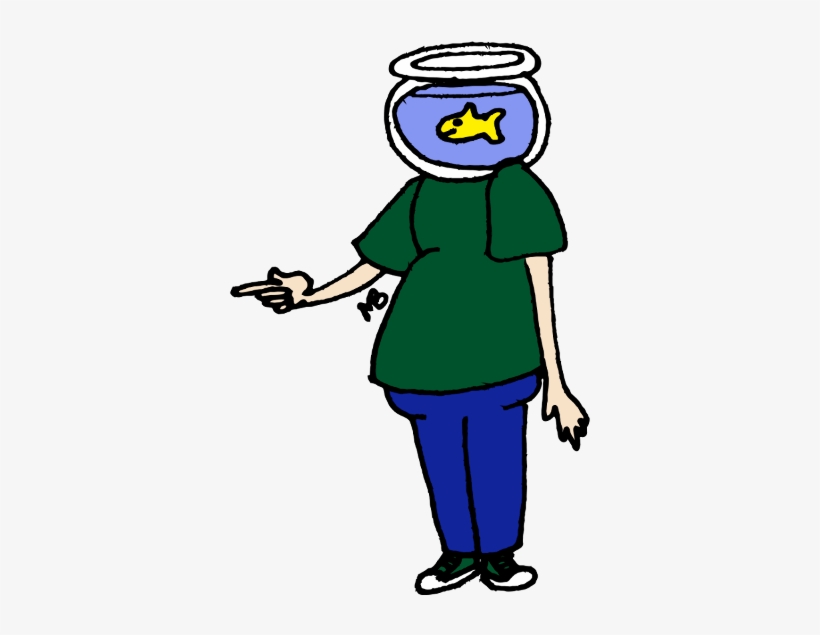 #doodle It Sucks To Be A Fish Head - Cartoon, transparent png
