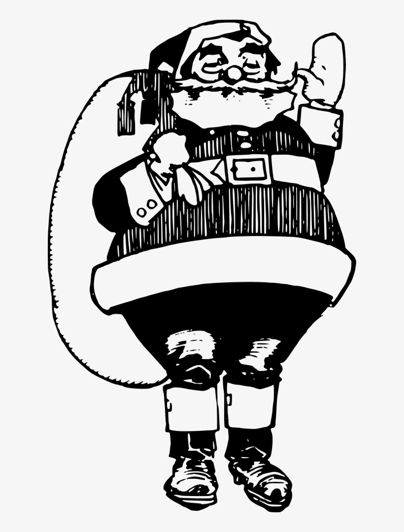 Wide Head Santa - Christmas Day, transparent png