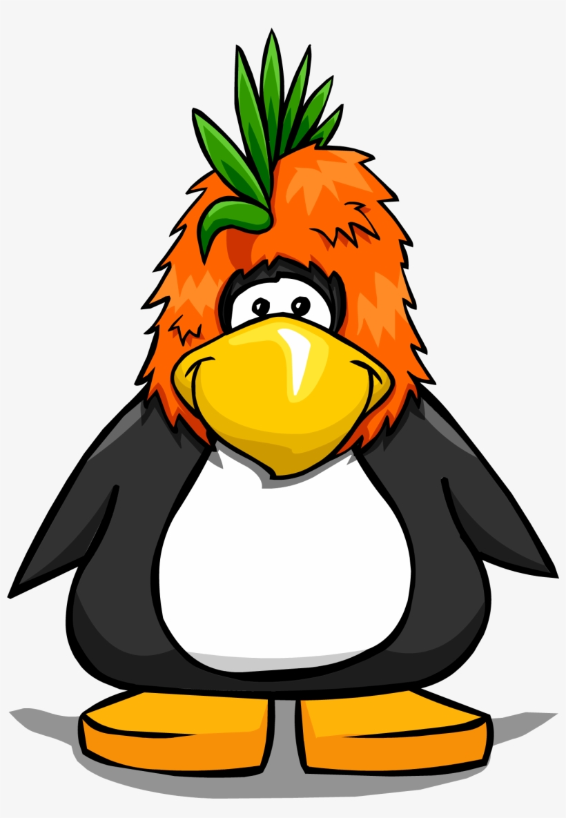 Bird Mascot Head On Player Card - Club Penguin The Scarlet Star, transparent png
