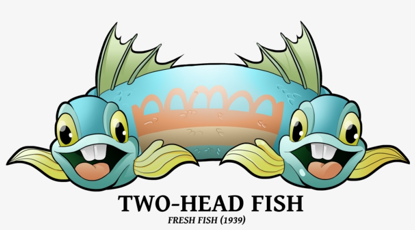 2 Head Fish By Boscoloandrea On Deviantart - Daffy Duck's Fantastic Island, transparent png