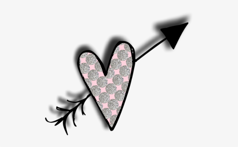Heart Love Aesthetic Elements Scrapbooking Heartarrow - Heart, transparent png