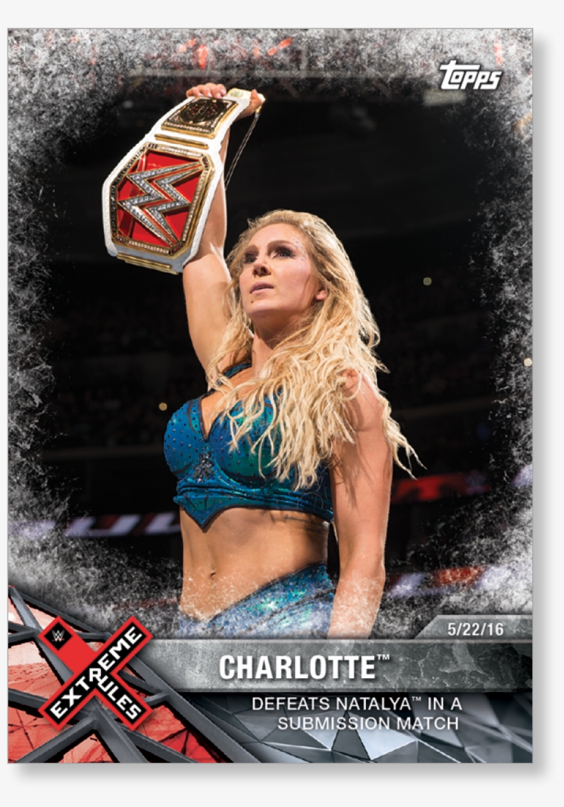 Charlotte Wwe Topps Now, transparent png
