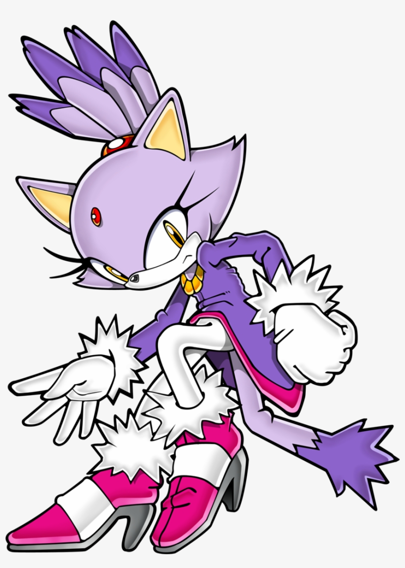 Rush Blaze Pose2 - Male Blaze The Cat, transparent png