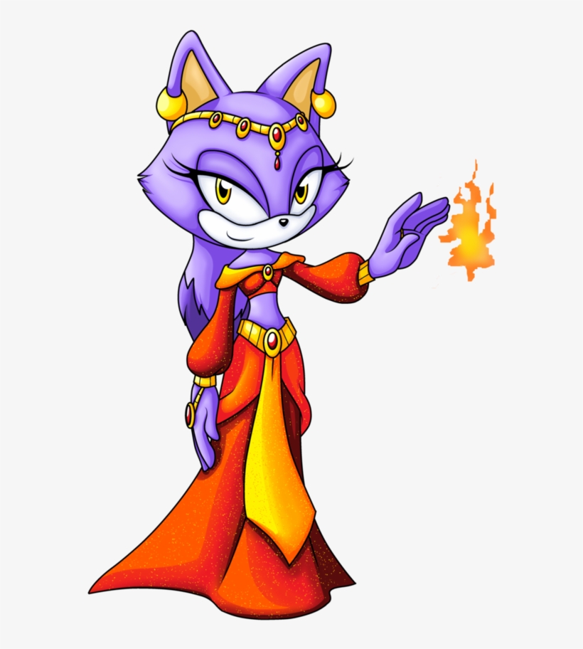 Fit For A Princess Sonic Edition - Blaze The Cat Dress, transparent png