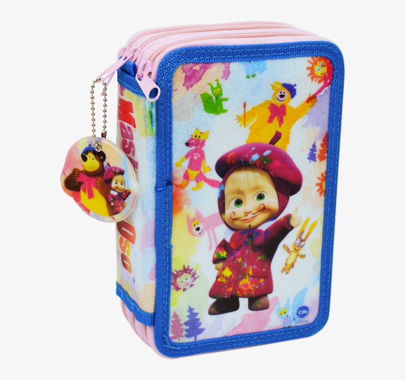 Estojo 3 Compartimentos, transparent png