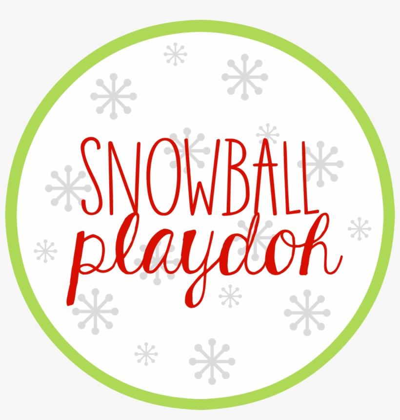 Snowball Playdoh Printable - Kein Schlechtes Tagesakzent-kissen Kissen, transparent png