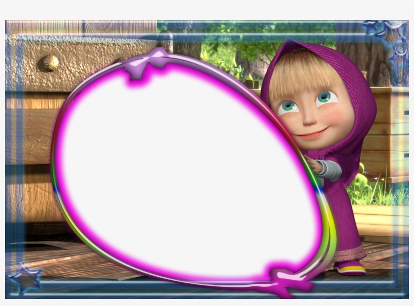 Efecto De Fotos De La Categoría - Portaretratos De Masha Y El Oso, transparent png