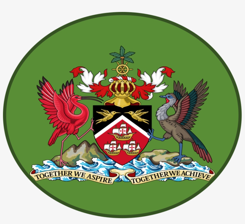 Trinidad And Tobago Army Or - Trinidad And Tobago Coat Of Arms Ornament (round), transparent png