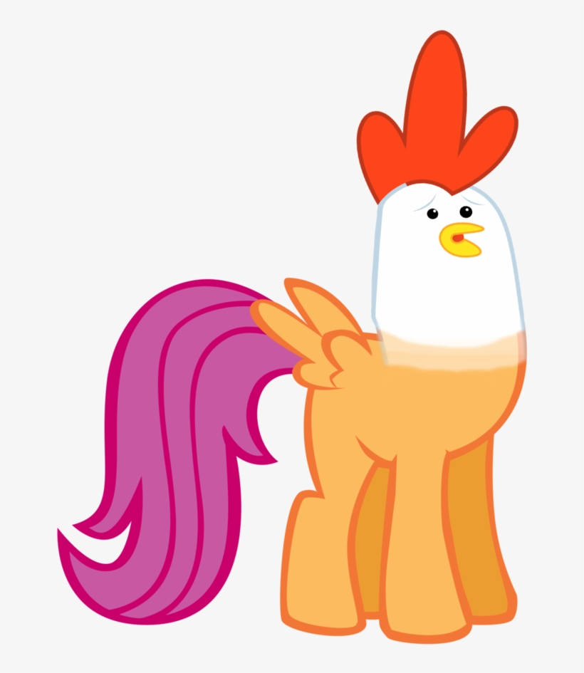 Body Swap, Chicken, Head Swap, Safe, Scootachicken, - My Little Pony Halloween Png, transparent png
