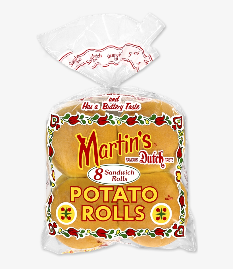 Martin's Sandwich Potato Rolls - Martins Rolls, transparent png
