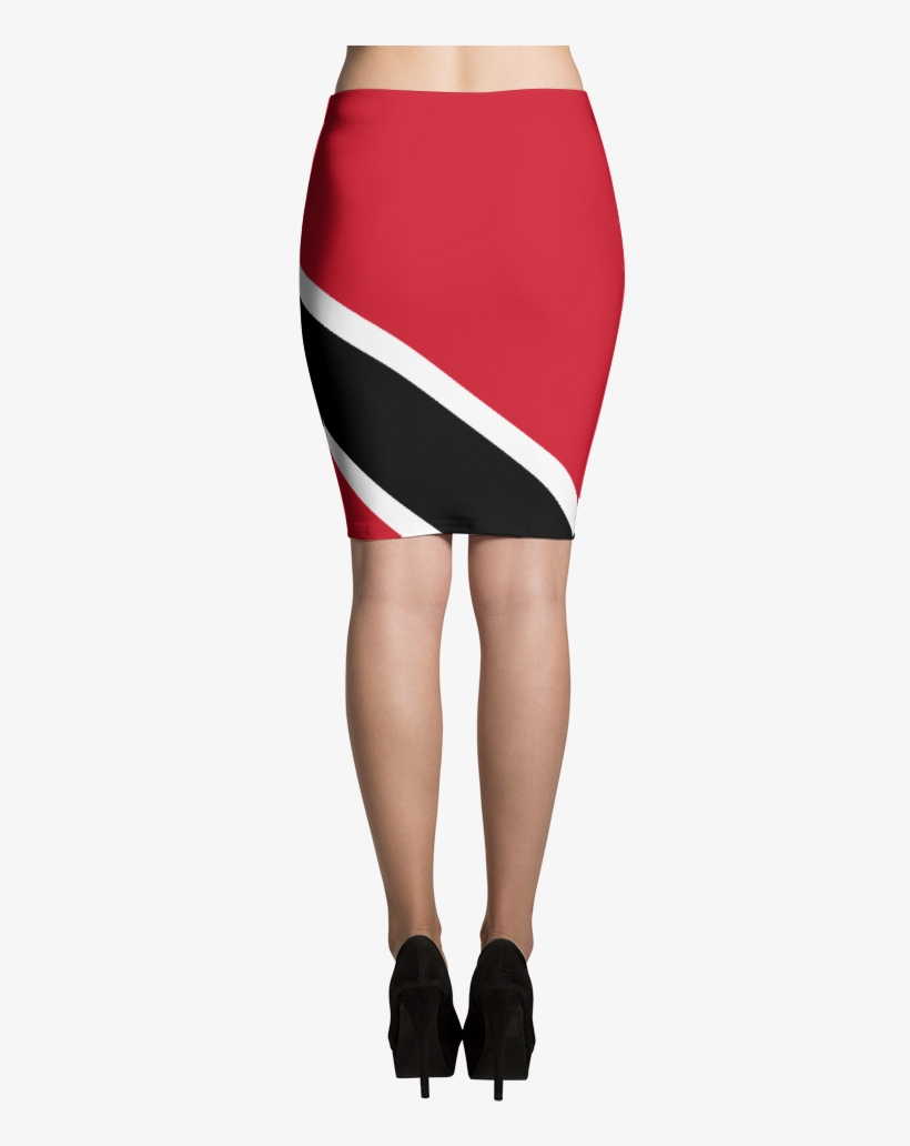Trinidad-tobago Flag Pencil Skirt - Imagineavalon Funky Christmas Skirt, Cool Christmas, transparent png