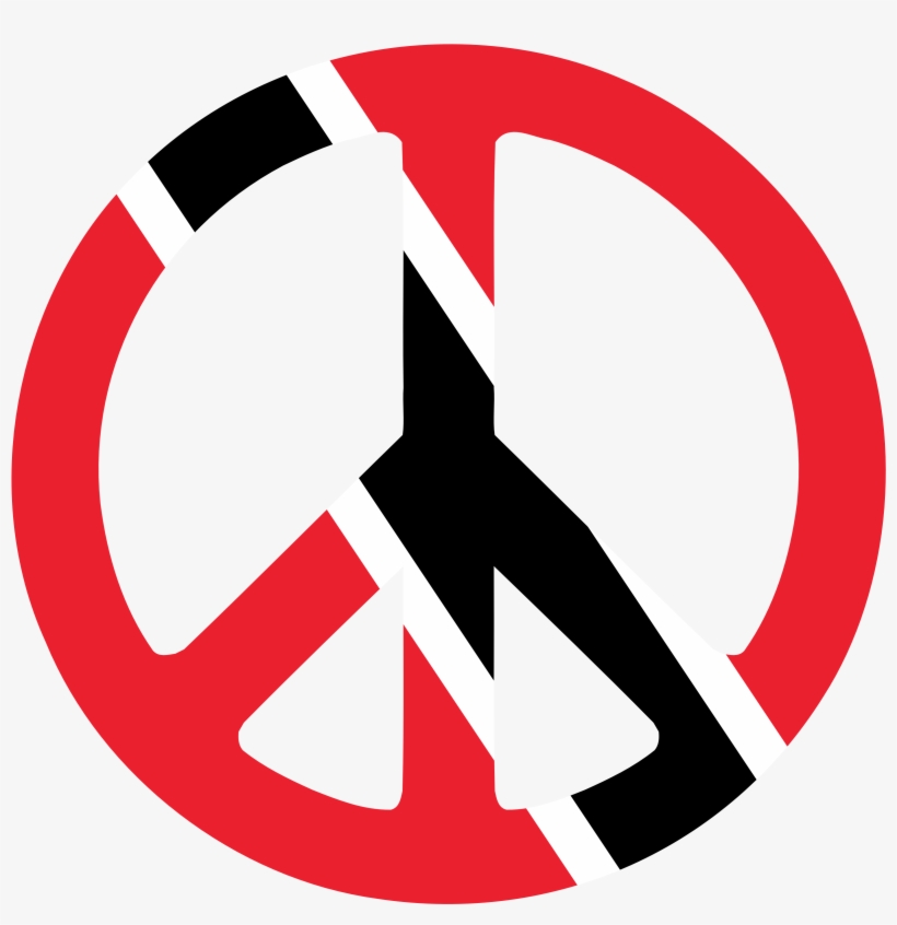 Trinidad And Tobago Peace Symbol Flag 3 Scallywag Peacesymbolorg - Gloucester Road Tube Station, transparent png