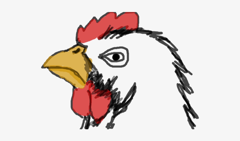 Chicken Head - Chicken, transparent png