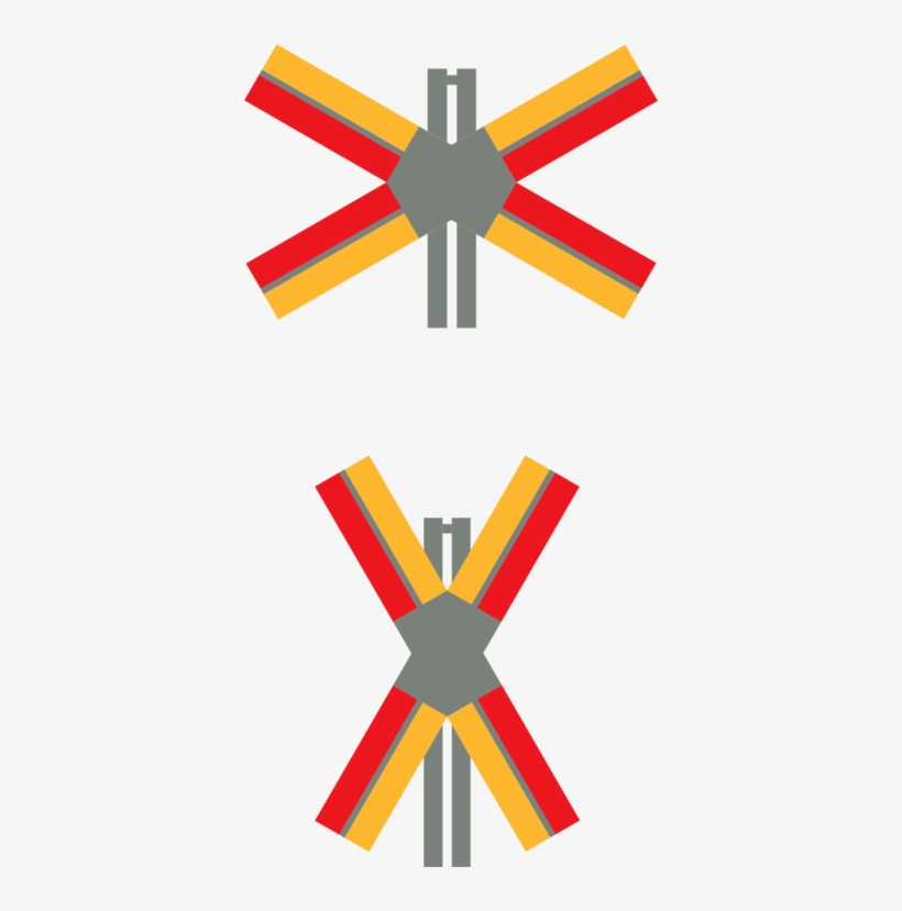 Rail Transport Train Level Crossing Railway Signal - Train Crossing Signals, transparent png