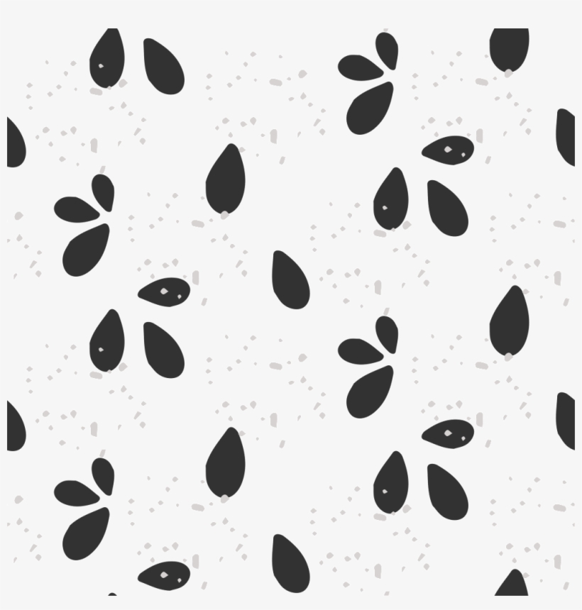 Petal Falling Transparent Fill Picture - Monochrome, transparent png