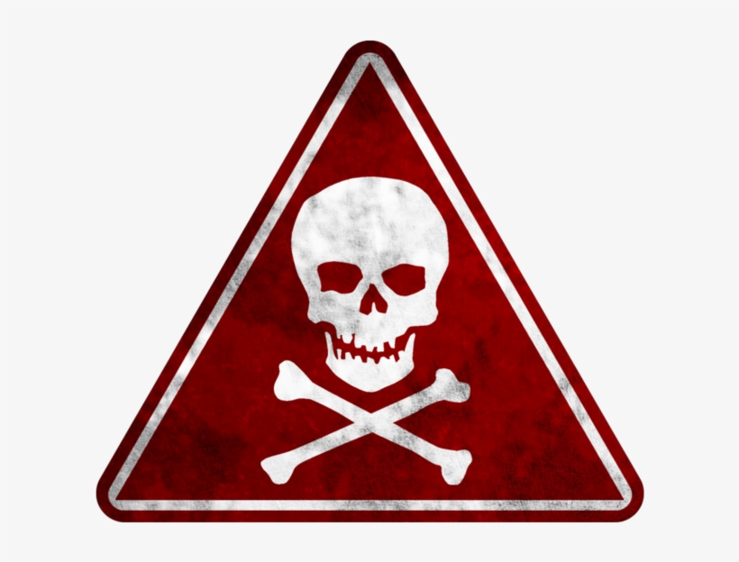 Officials Warn People Not To Eat Fish From Area Waterway - Skull Skull Skull Rectangle Sticker, transparent png
