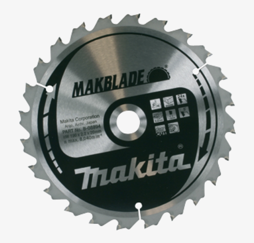 Makita Makblade Circular Saw Blade 260x30mm 32 Tooth - Makita Tct Mitre Saw Blade 190 X 20mm 24t, transparent png