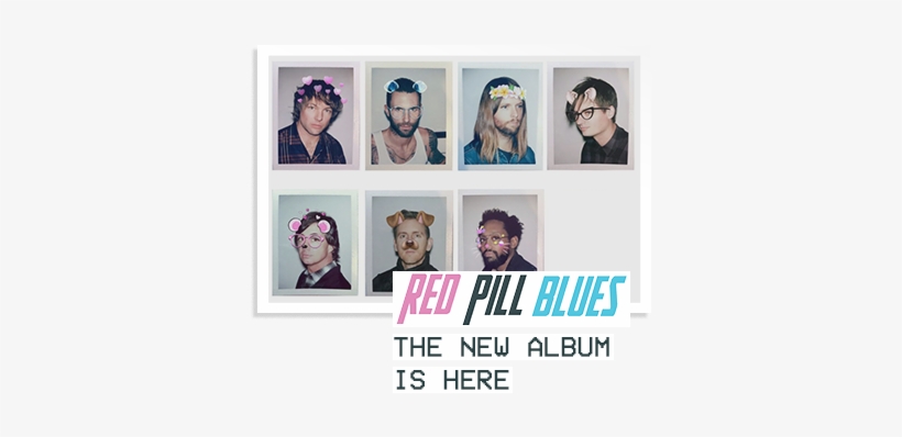 Maroon 5 - Red Pill Blues (cd), transparent png