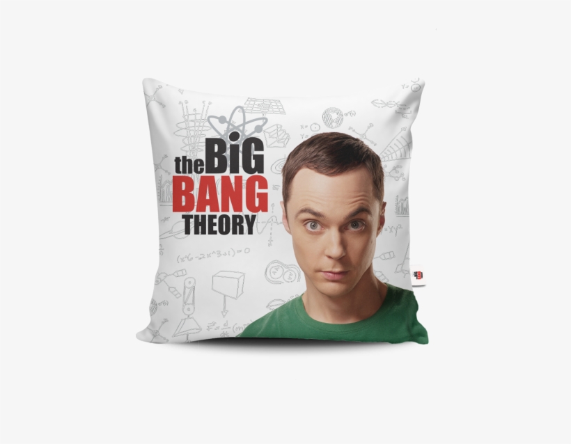 The Big Bang Theory Polštářek Sheldon Cooper Bílý - Big Bang Theory, transparent png