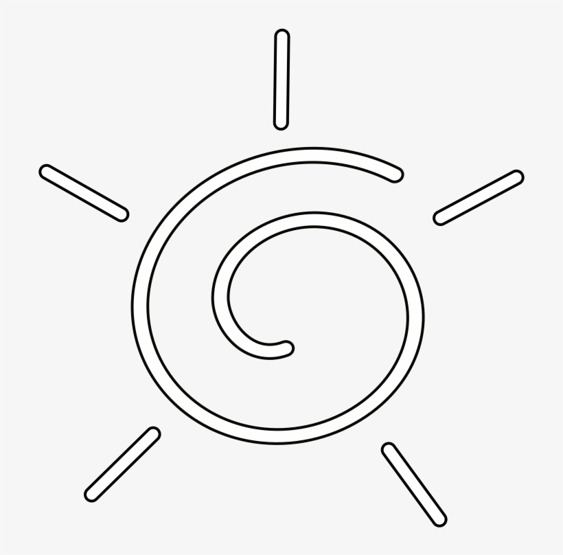 Pin Sun Clipart Black And White - Colegio El Pilar Valencia, transparent png