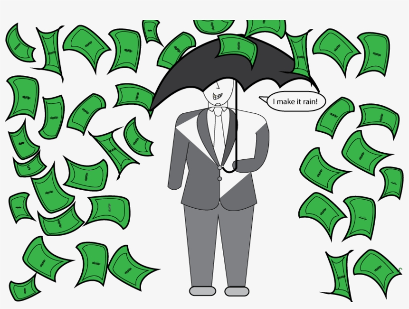 Make It Rain Cartoon Fro Web - Make It Rain Cartoon, transparent png