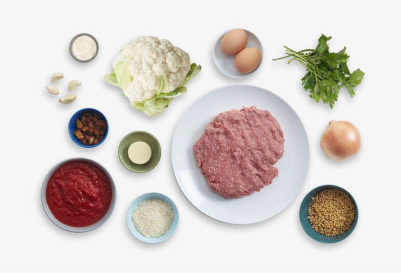 Italian Meatloaf With Cauliflower & Fregola Sarda Pasta - Pasta, transparent png