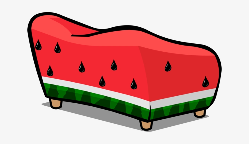 Watermelon Sofa Sprite 006 - Wiki, transparent png