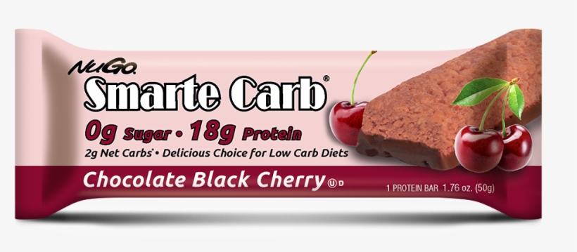 Chocolate Black Cherry Smarte Carb - Nugo Nutrition - Smarte Carb Bar Sugar Free Peanut, transparent png