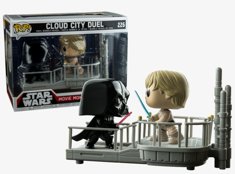 Darth Vader And Luke Skywalker Cloud City Duel Movie - Star Wars Movie Moments Pop Vinyl, transparent png