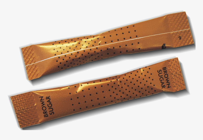 Brown Metallic Sugar Sticks - Single Source Brown Sugar Sticks, transparent png