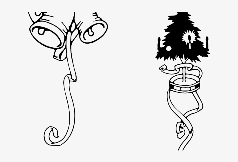 Christmas Ornament Clipart Corner Border - Clip Art, transparent png