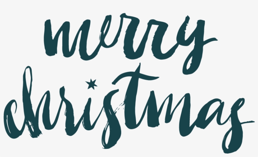 Artboard 1 - Merry Christmas Brush Lettering, transparent png