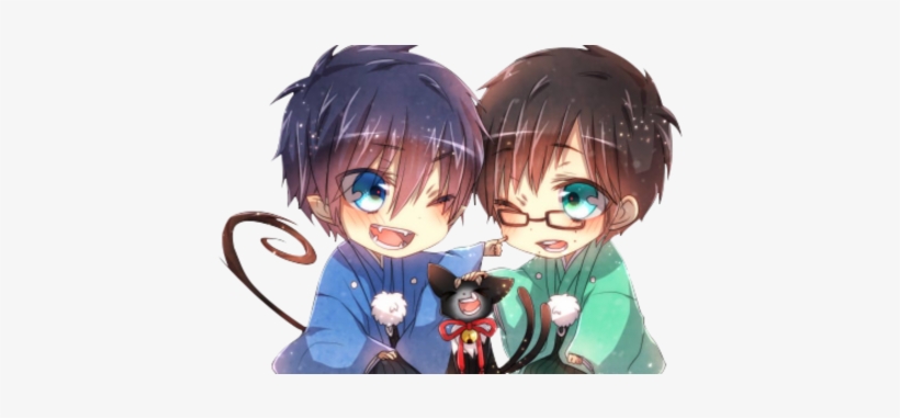 Who Is The Real Father Of Rin And Yukio Okumura From - Blue Exorcist Chibi, transparent png