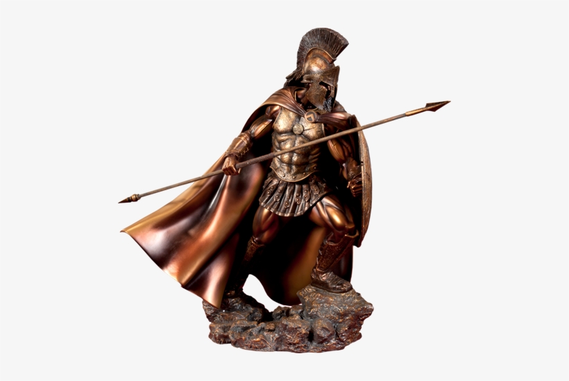 Faux Bronze Statue - Leonidas Statue, transparent png