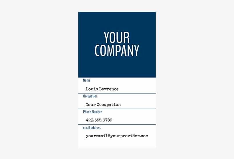 Download This Stylish Typewriter Business Card Template - Graphic Design, transparent png