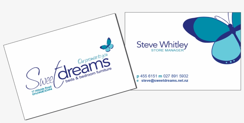 Visiting Card Logo Images, Business Cards Logo Ideas, - Sweet Dreams Business Card, transparent png