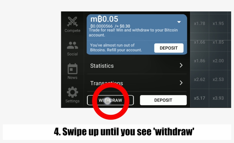 Swipe Up & Select “withdraw” - Fundraising Thermometer Template, transparent png