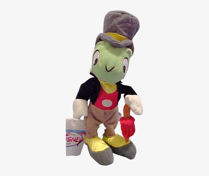 Jiminy Cricket Disney Plush Doll - Jiminy Cricket, transparent png