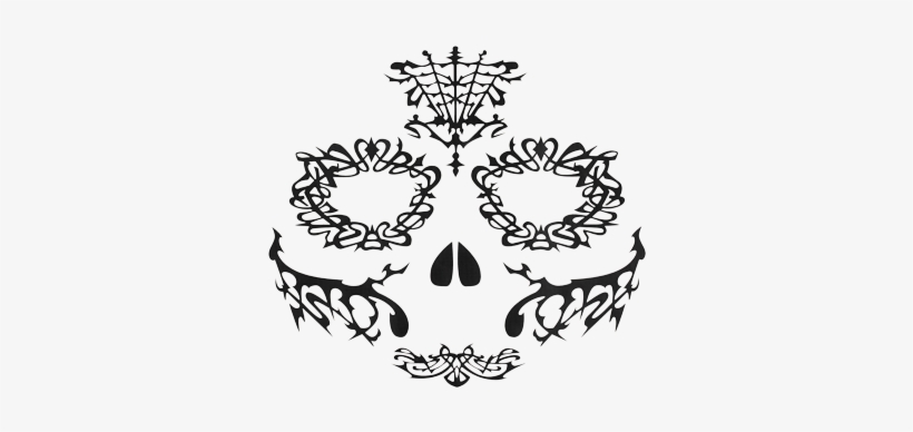 Face Lace Day Of The Dead Espina, transparent png