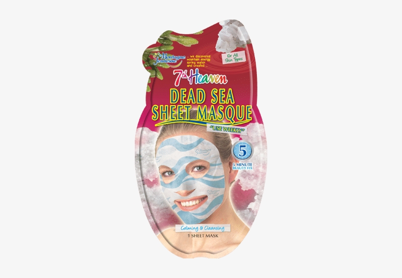 Dead Sea Sheet Mask - Dead Sea Face Mask 7 Heaven, transparent png