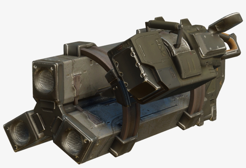 M80b Multiple Launch Rocket System - Halo 5 Rocket Launcher, transparent png
