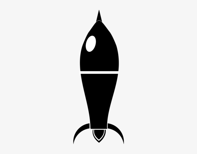 Rocket Launch Drawing Silhouette Logo - Clip Art, transparent png