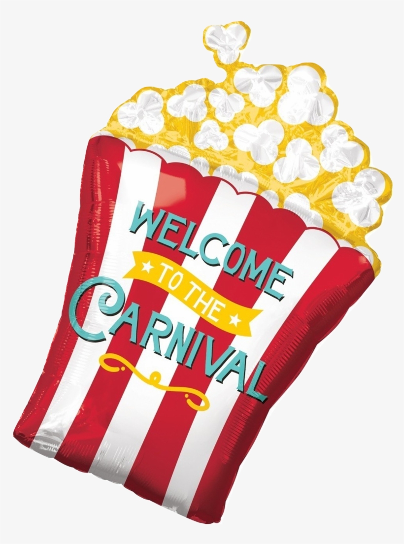 Bucket Of Popcorn Balloon 29" Anagram Instaballoons, transparent png