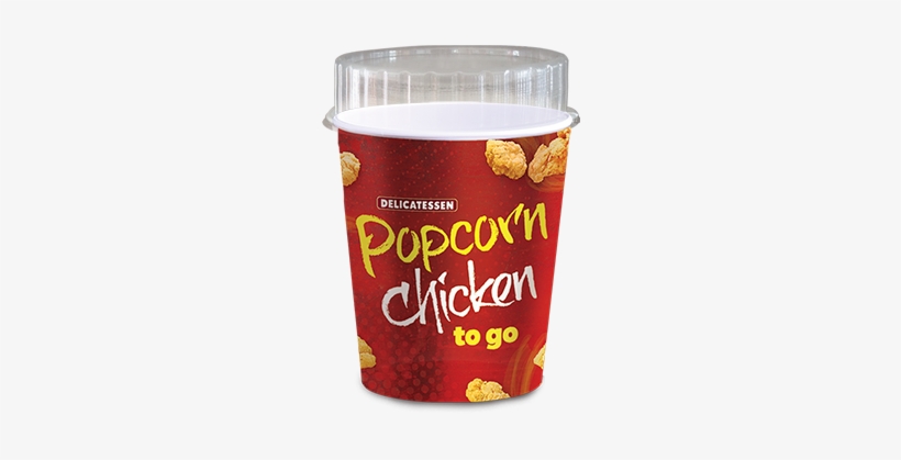 30oz Bucket/dome Vented Lid “popcorn Chicken To Go”, transparent png