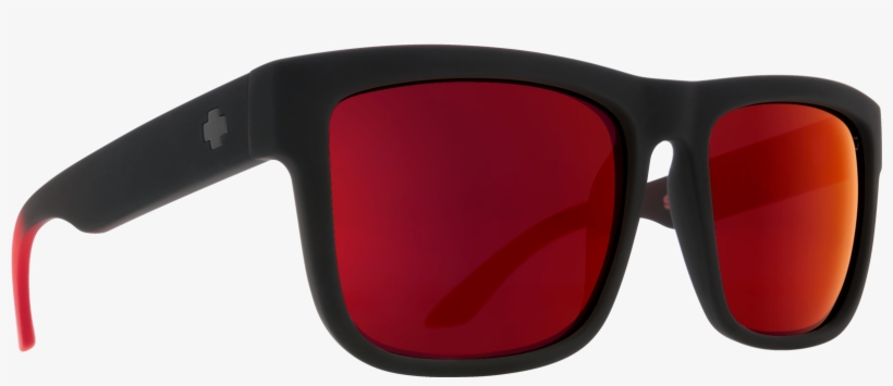 Discord Soft Matte Black/red Fade - Spy Optics Discord, transparent png