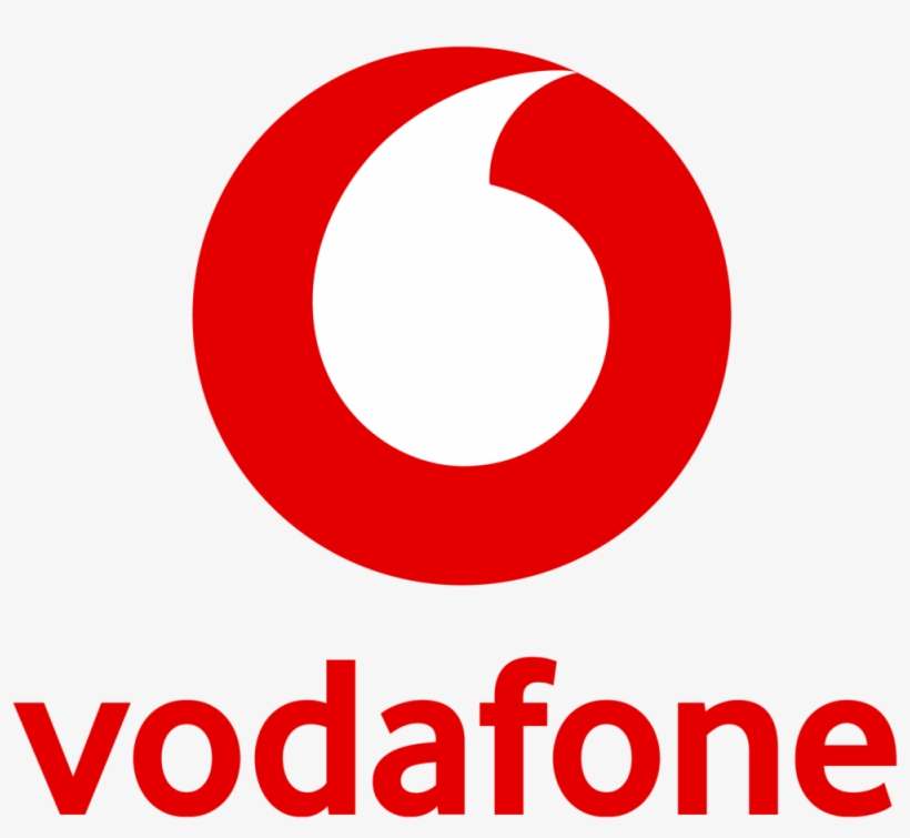 New Vf Logo Stack Large Rgb Red - Vodafone Logo, transparent png